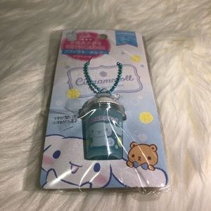 🥮 SALE 2/$15 BNWT Sanrio Cinnamoroll Blue Frappe Keychain Cellphone Strap